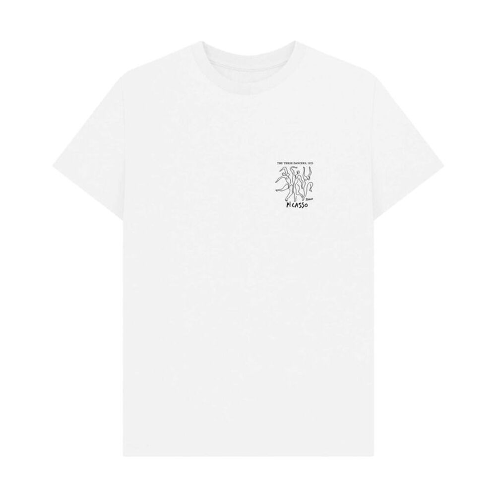 Apoh Unisex Adult The Three Dancers Picasso Jersey T-Shirt / White